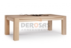 Tavolo moderno in legno massiccio di pioppo